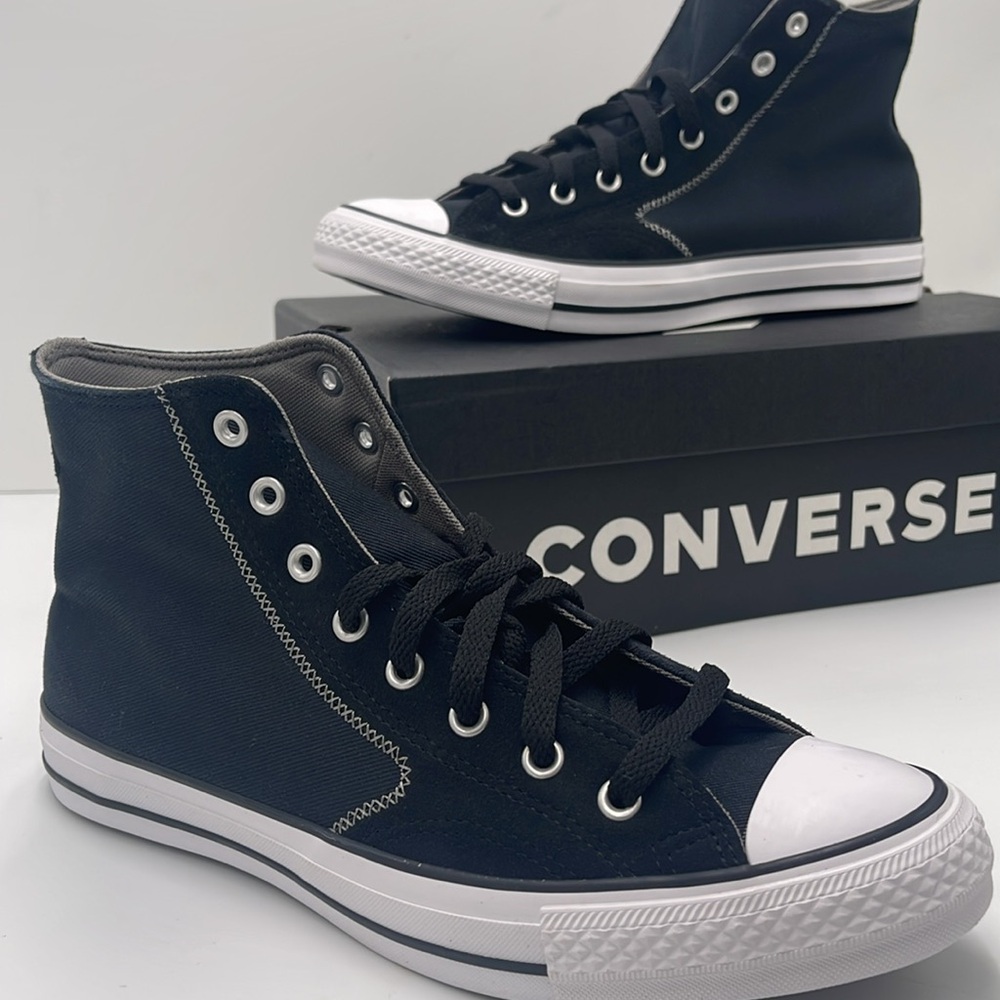 Converse Men’s Chuck Taylor All Star Mix Material 'Black' - A08186C Expeditedshi - Picture 14 of 16